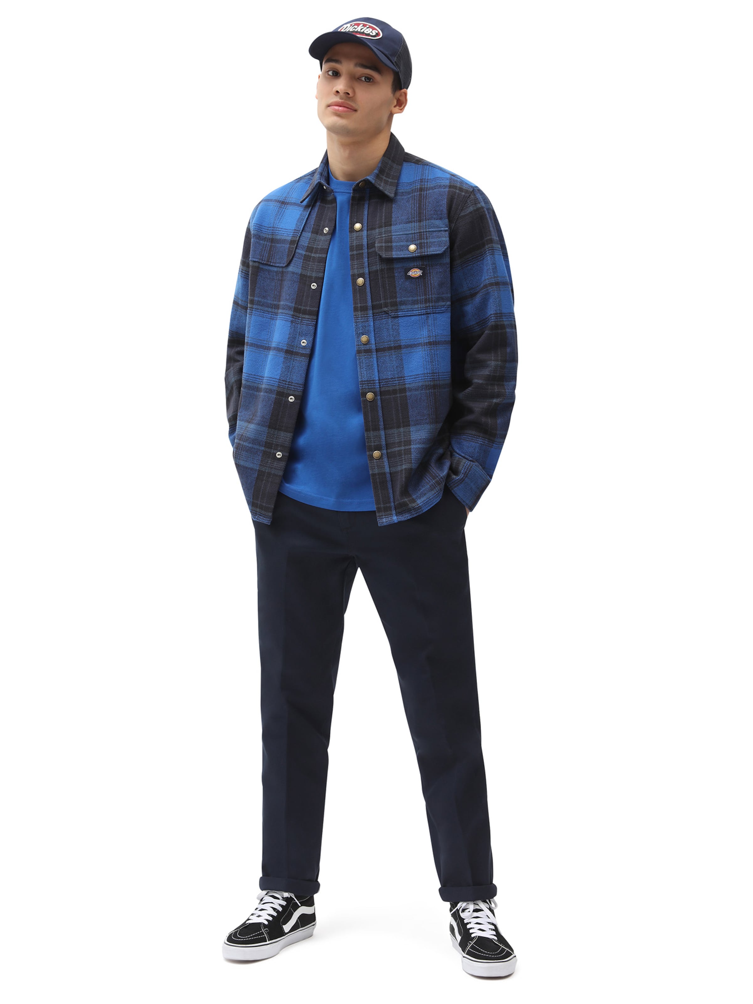 DICKIES - Slimfit Pantalón de pinzas '872' en negro