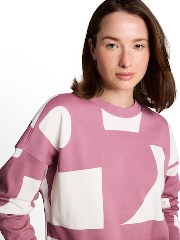 TOM TAILOR DENIM Sweatshirt in Pink