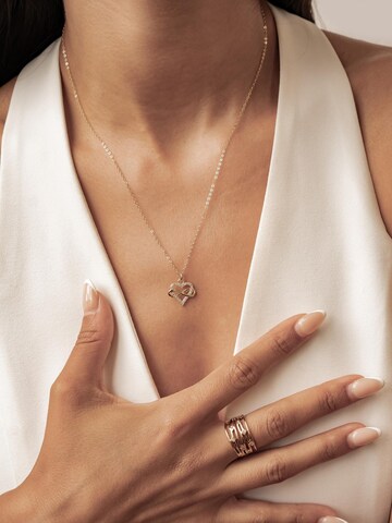 Hey Happiness Ketting 'Dainty Endless Love' in Goud