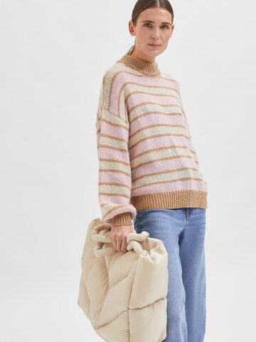 SELECTED FEMME Sweater 'Maren' in Pink