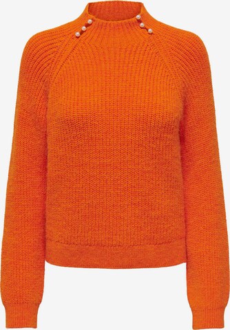 Pull-over 'JOELLE' ONLY en orange : devant