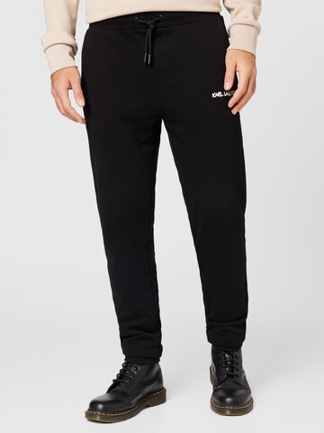 Karl Lagerfeld Regular Hose in Schwarz: Vorderseite