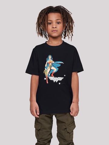 T-Shirt 'DC Comics Wonder Woman Standing' F4NT4STIC en noir : devant