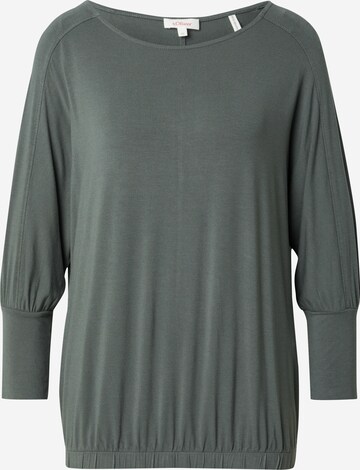 s.Oliver Shirt in Groen: voorkant