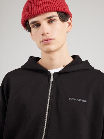 Pegador - Sudadera con cremallera en negro