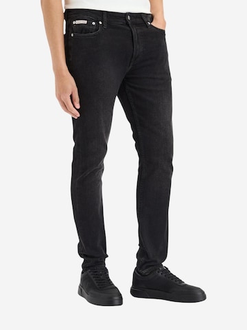 Calvin Klein Jeans Slimfit Jeans 'LV04RG713G' in Zwart: voorkant