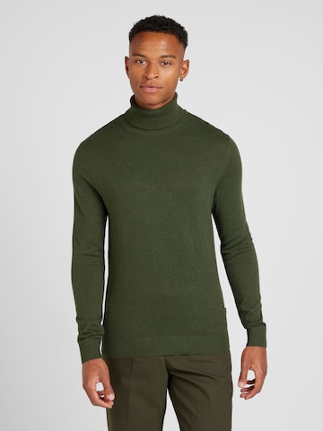 JACK & JONES Pullover 'JJEEmil' in Grün: Vorderseite