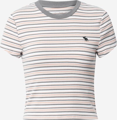 Abercrombie & Fitch T-shirt en gris / blanc, Vue avec produit
