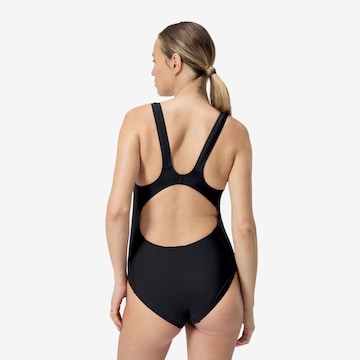 SPEEDO Sportbadeanzug in Schwarz