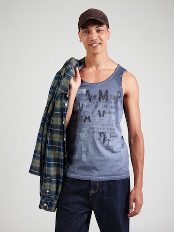 CAMP DAVID Shirt in Blue: front
