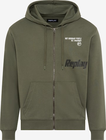 Hanorac de la REPLAY pe verde: față