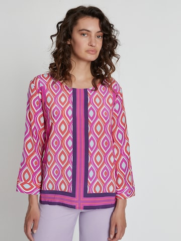 Ana Alcazar Blouse 'Kalosa' in Roze: voorkant