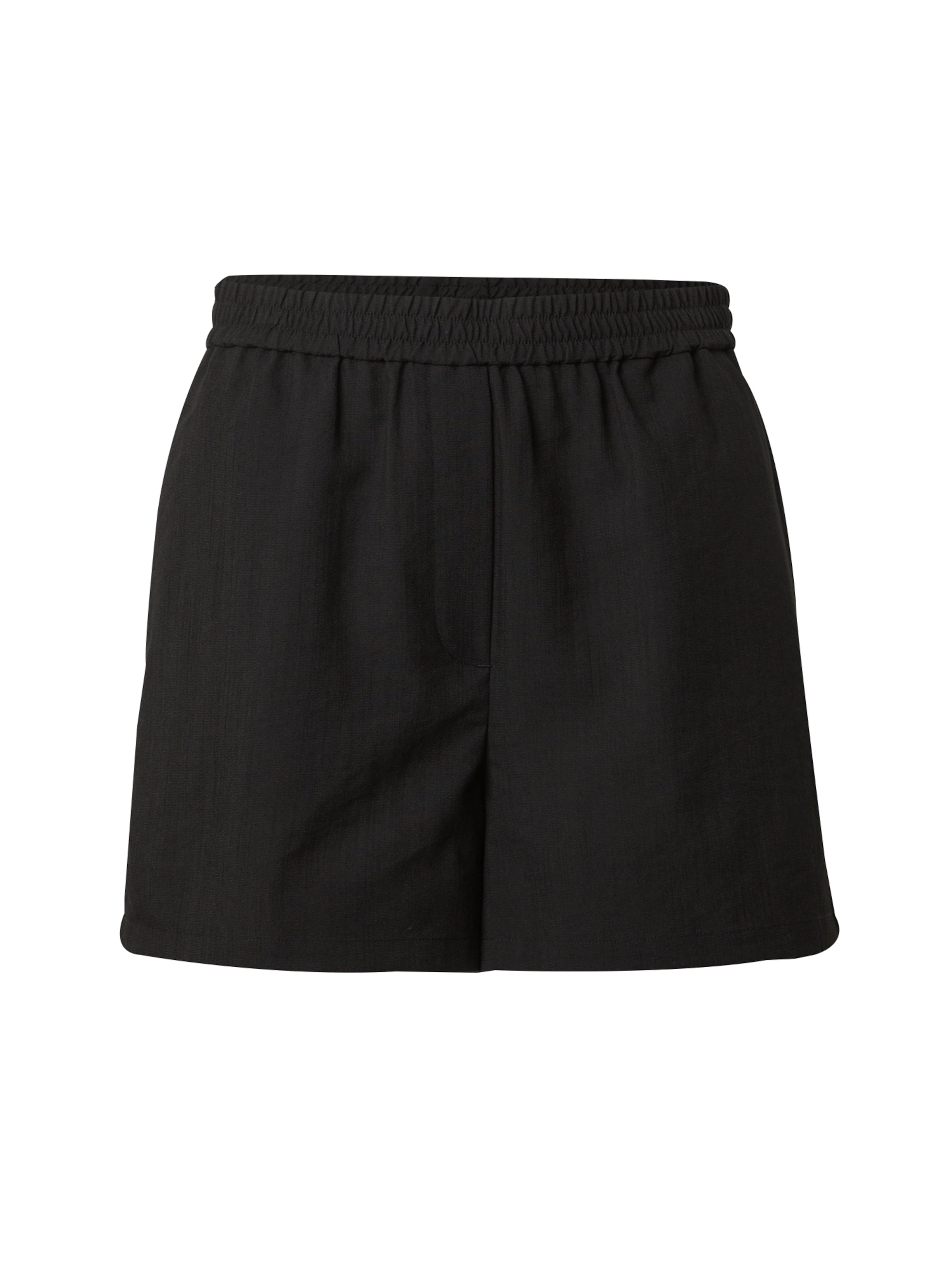 EDITED Loosefit Παντελόνι 'Tarah' σε μαύρο: μπροστά