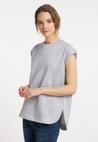 Sweat-shirt DreiMaster Maritim en gris : devant