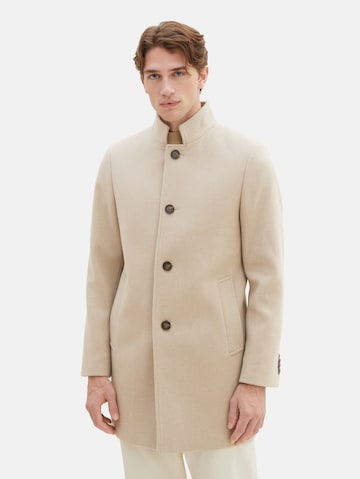 Manteau mi-saison TOM TAILOR en beige : devant