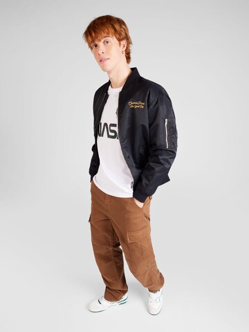 ALPHA INDUSTRIES T-Shirt 'NASA' in Weiß