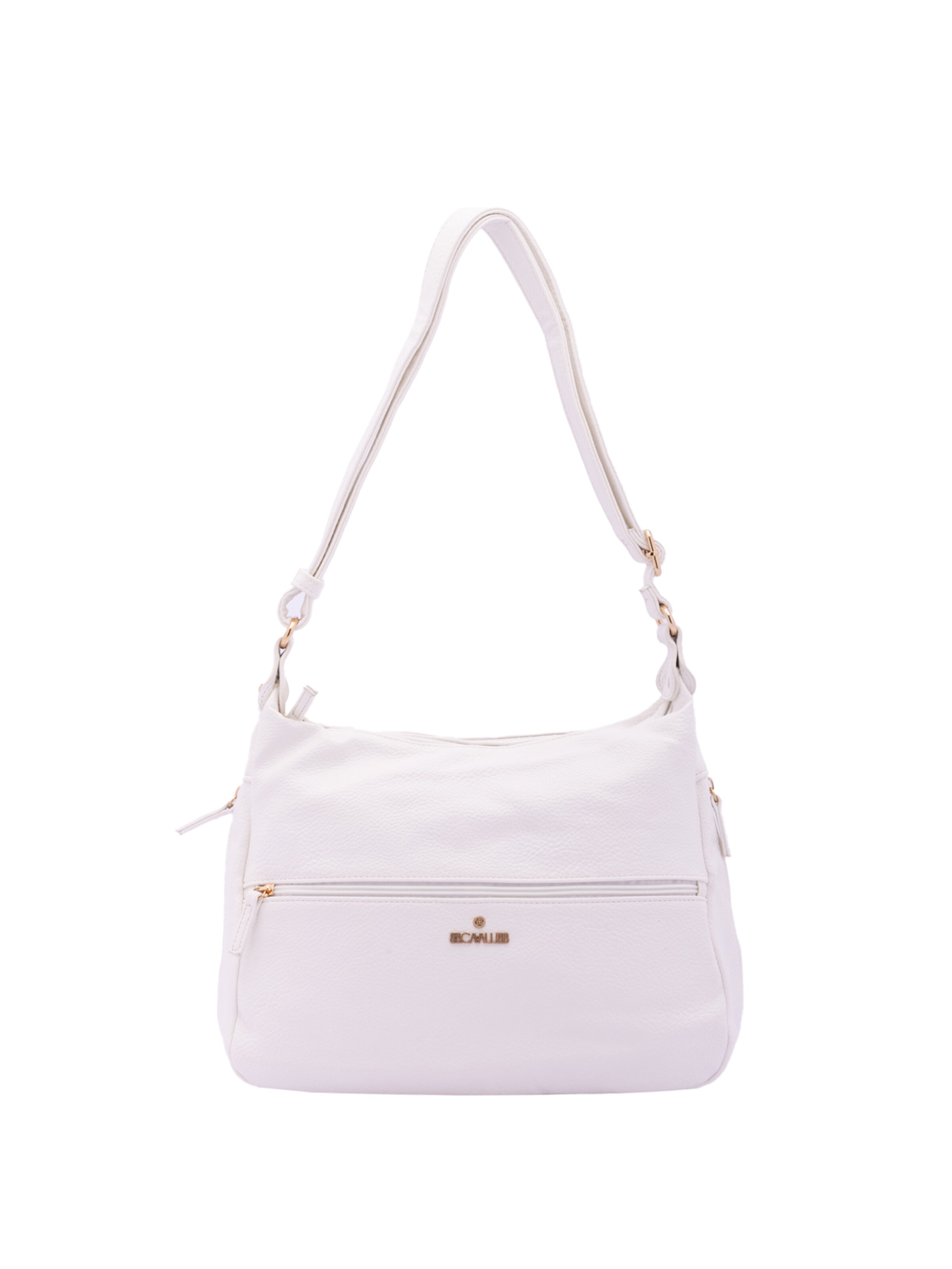 Borsa a spalla 'Borsa a Spalla Donna B Cavalli Ecopelle con Zip - 35x26x11 cm' di B. Cavalli in bianco: frontale
