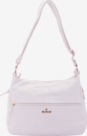Borsa a spalla 'Borsa a Spalla Donna B Cavalli Ecopelle con Zip - 35x26x11 cm' di B. Cavalli in bianco: frontale