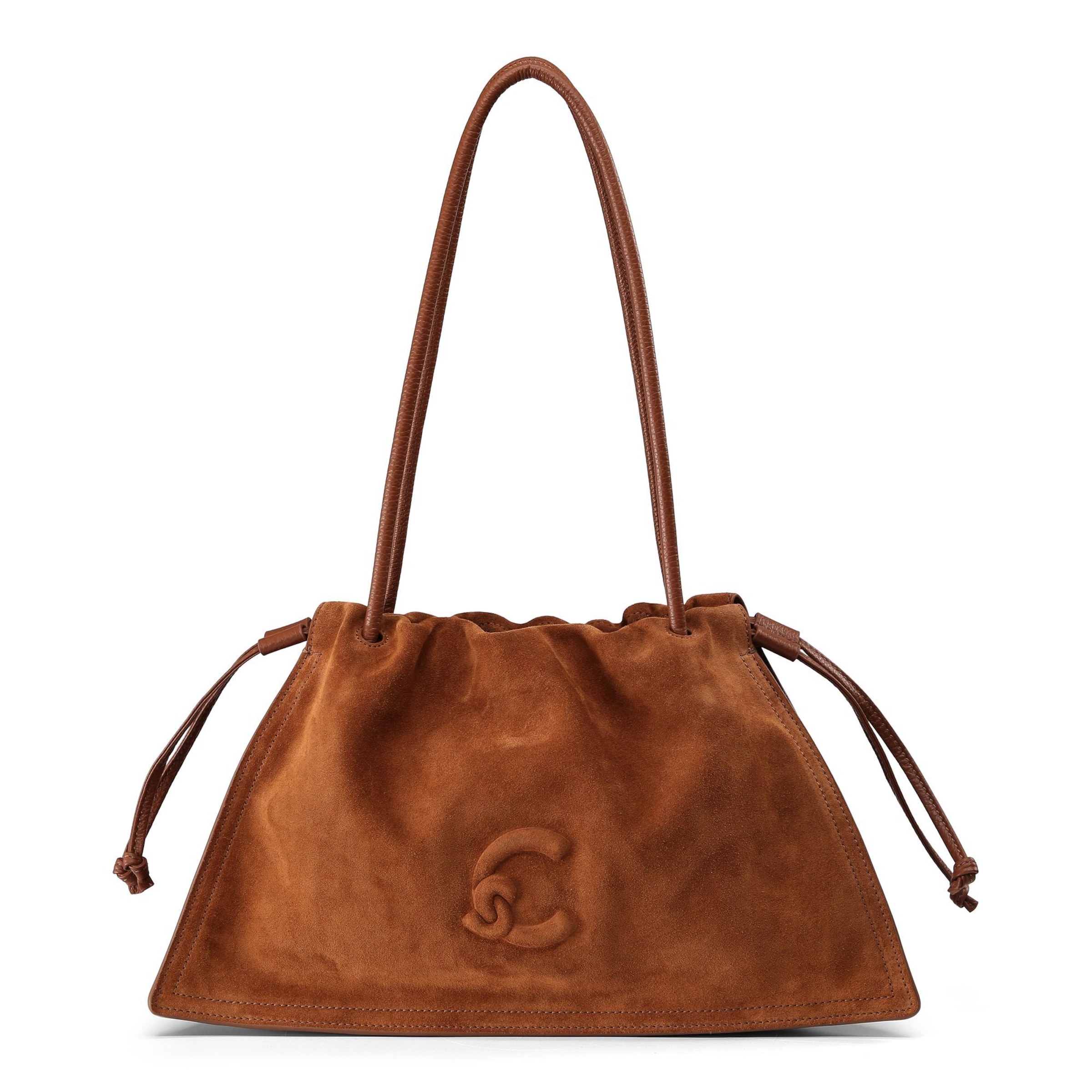 Coccinelle Schultertasche 'Dulse' in Braun: Vorderseite