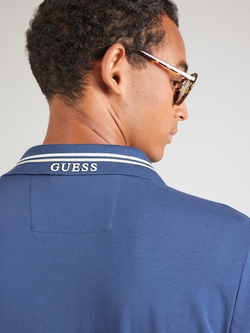 T-Shirt 'NOLAN' GUESS en bleu