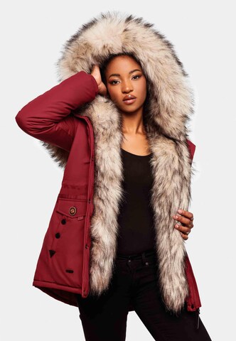 NAVAHOO Winterparka 'Sweety' in Rot