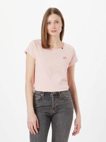 Ragwear T-Shirt 'Florah' in Pink: predná strana