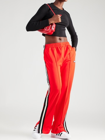 Loosefit Pantalon 'Necendia' HUGO en rouge : devant