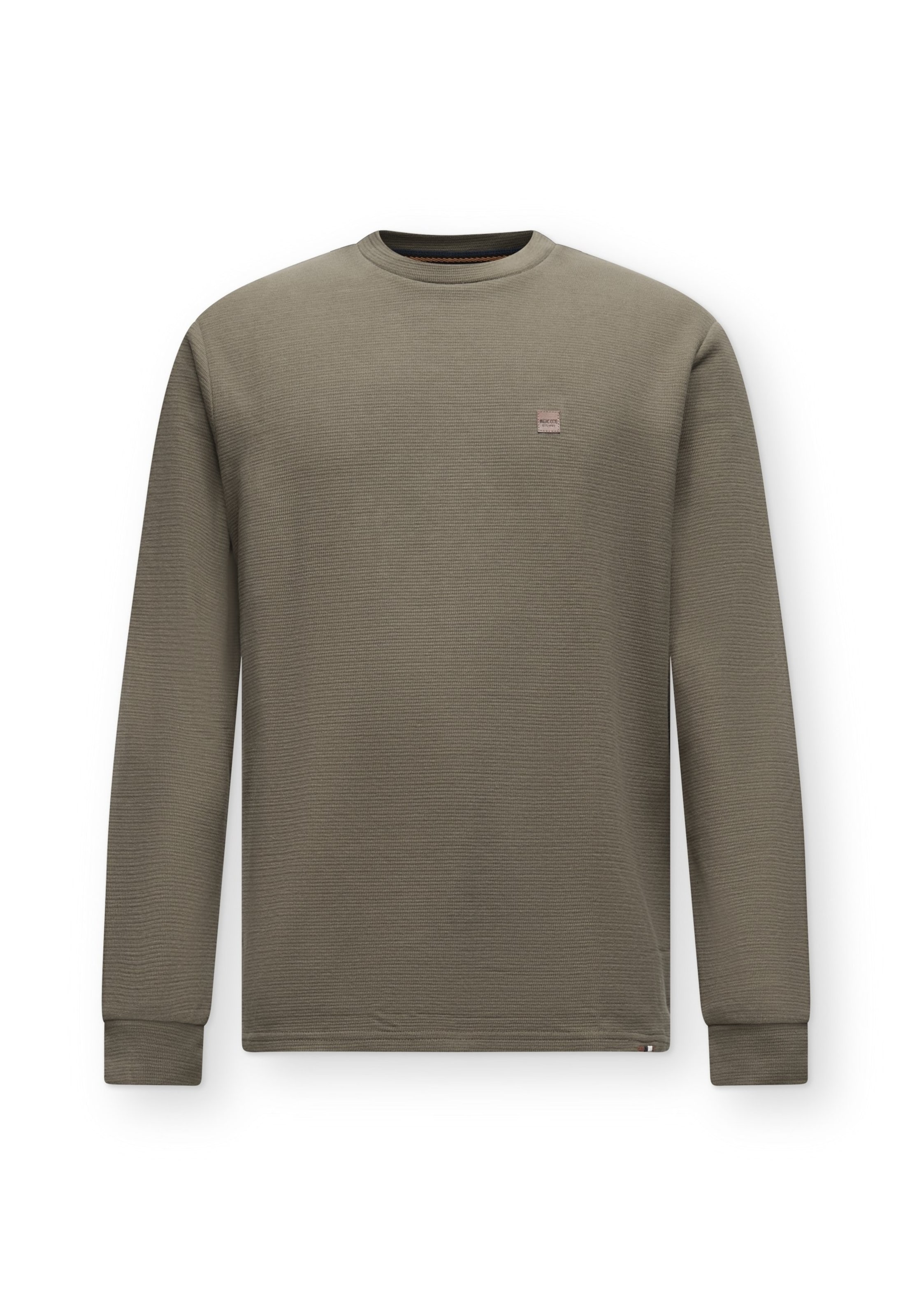 INDICODE JEANS Sweatshirt 'Zarside' in Green: front