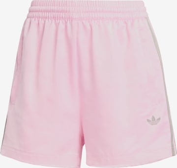 ADIDAS ORIGINALSregular Hlače 'Pin-stripe Satin' - roza boja: prednji dio