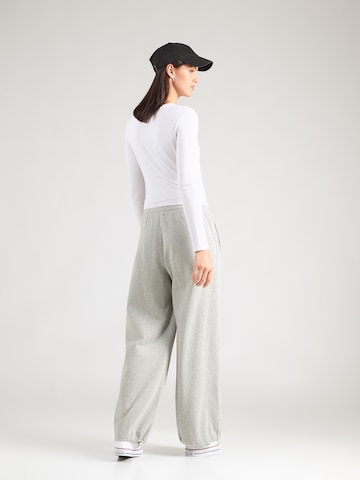 GAP Szeroka nogawka Spodnie w kolorze szary