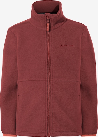 VAUDE Functionele fleece jas ' Pulex II ' in Rood: voorkant