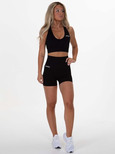 Divina Sportshorts 'Nani' in schwarz / weiß, Produktansicht