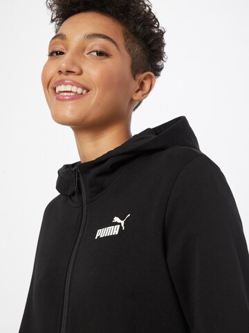 PUMA Zip-Up Hoodie 'Power' in Black