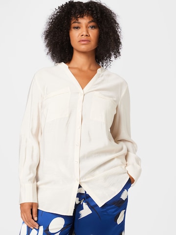 SAMOON - Blusa em branco: frente