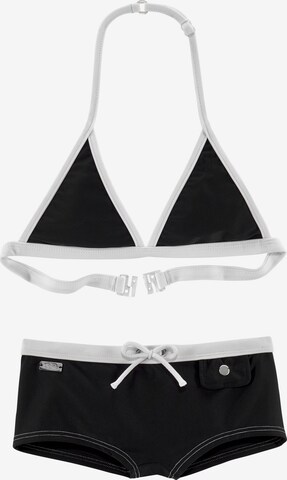 BUFFALO - Triángulo Bikini en negro: frente