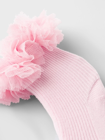 Chaussettes 'ULLU' NAME IT en rose