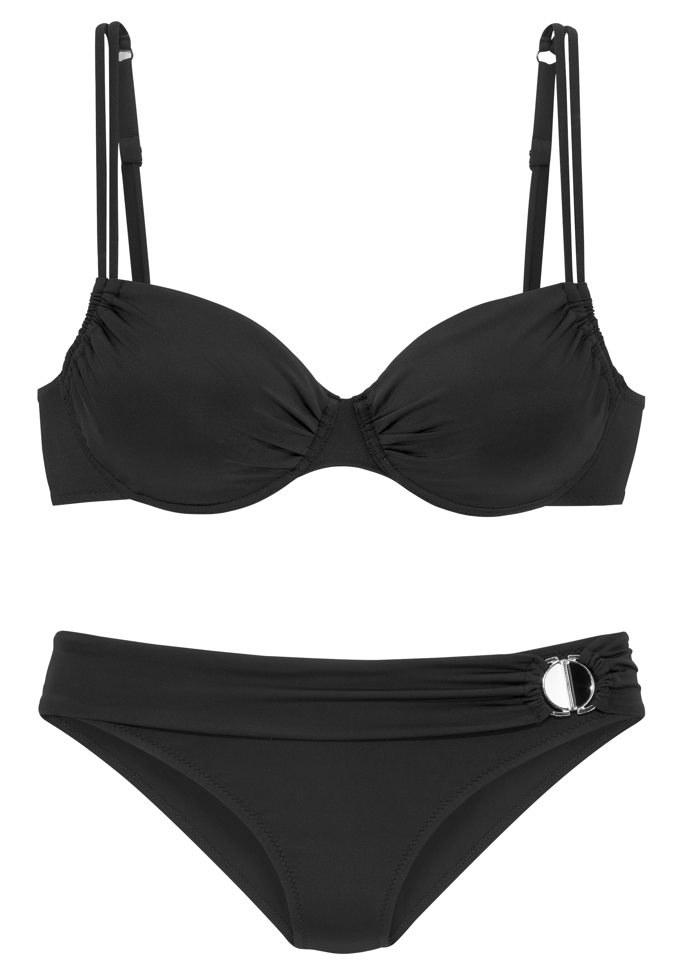 T-shirt Bikini di JETTE in nero: frontale