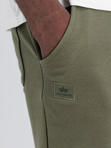 ALPHA INDUSTRIES Regular Pants 'X-Fit' in Green
