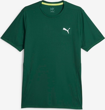 PUMA - Camiseta funcional en verde: frente