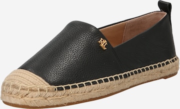 Lauren Ralph Lauren - Sapato Slip-on em preto: frente