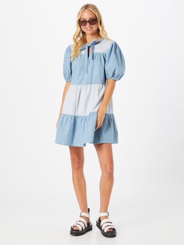 Robe-chemise Oasis en bleu