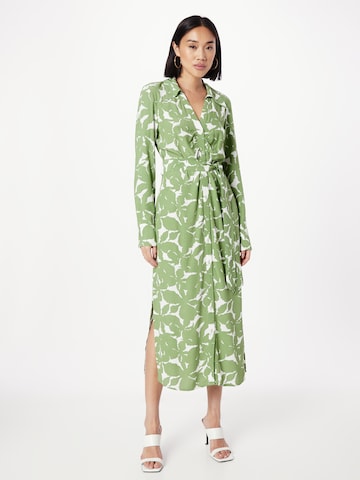 UNITED COLORS OF BENETTON Shirt Dress in Green: front