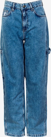 Karl Kani Wide leg Jeans in Blue: front
