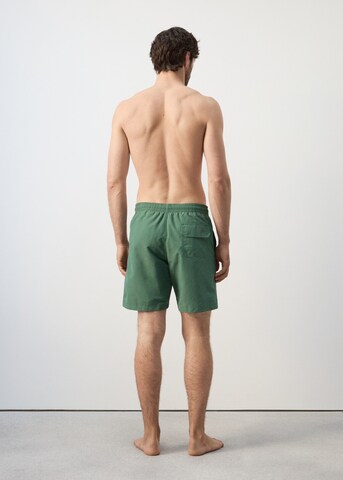 MANGO MAN Board Shorts 'Liso' in Green