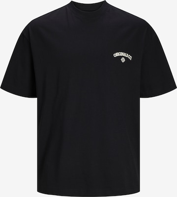 JACK & JONES - Camiseta 'JORSantorini' en negro: frente