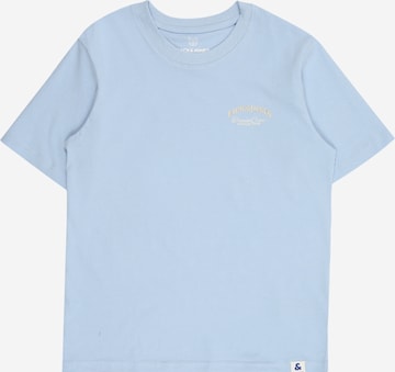 T-Shirt Jack & Jones Junior en bleu : devant