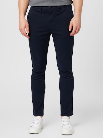 BURTON MENSWEAR LONDON Regular Chino trousers in Blue: front