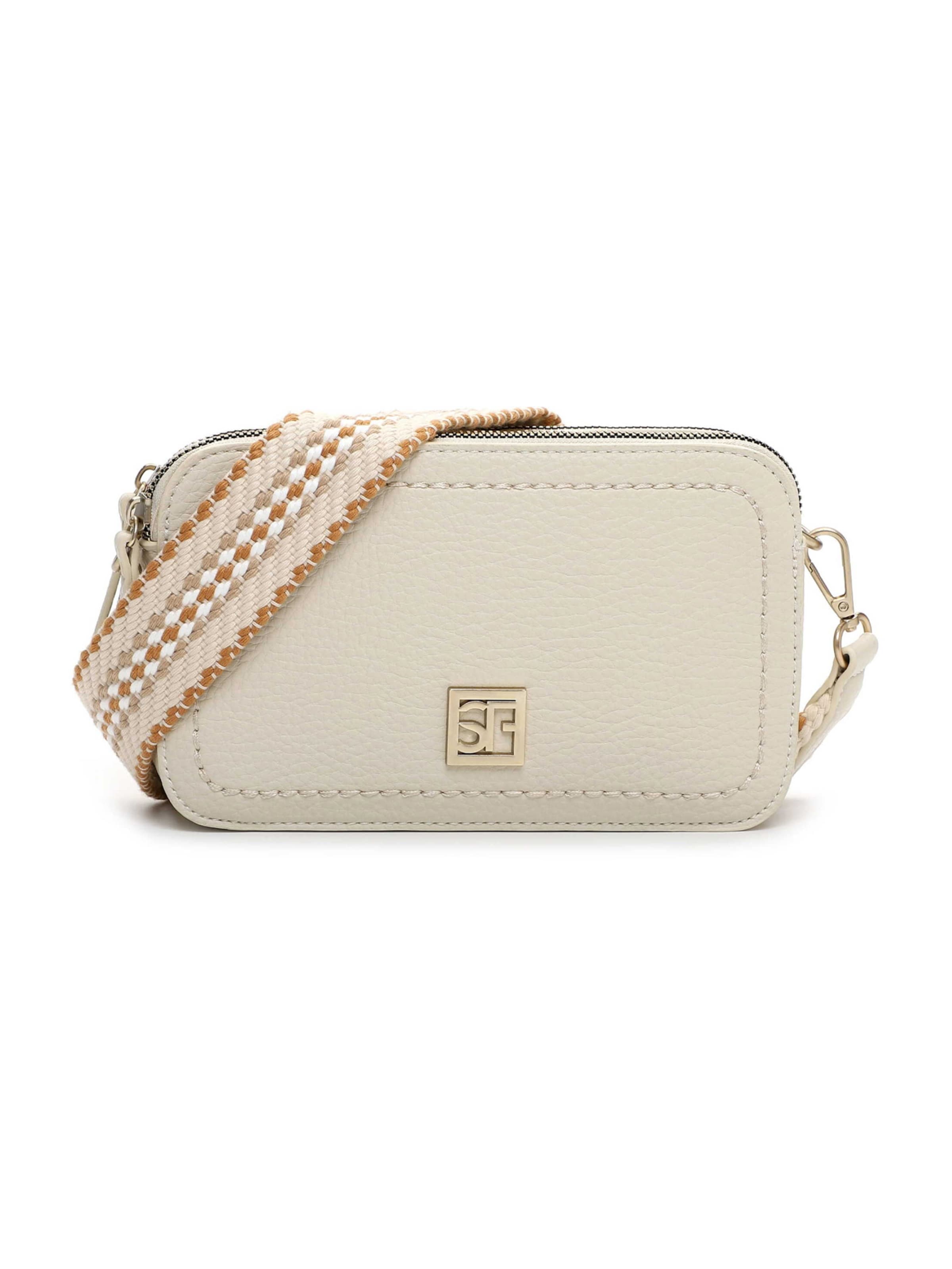 Sac à bandoulière 'Amey' Suri Frey en beige : devant