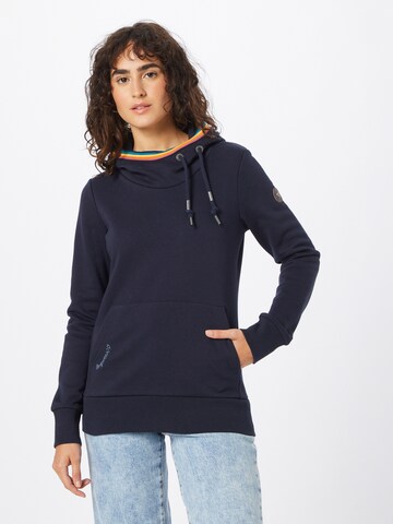 Sweat-shirt Ragwear en bleu : devant