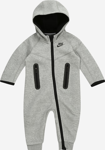 Nike Sportswear Комбинезон 'TECH FLEECE' в Серый: спереди
